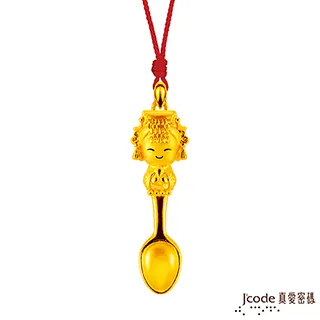 Jcode真愛密碼 小萌佛-如來黃金湯匙墜子-立體硬金款 送項鍊 歷史價格詳細信息