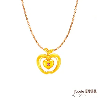 J’code真愛密碼 小蘋果黃金/水晶墜子 送項鍊 價格比較,價格查詢,歷史價格詳細信息