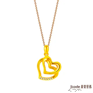 Jcode真愛密碼  預約幸福黃金/純銀墜子 送項鍊 歷史價格詳細信息