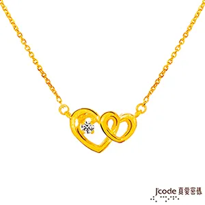 J’code真愛密碼 愛連心黃金/水晶墜子 送項鍊 歷史價格詳細信息
