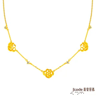 J’code真愛密碼 薔薇心語黃金墜子-立體硬金款 送項鍊 歷史價格詳細信息