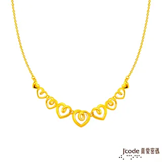 J’code真愛密碼 心相許黃金項鍊 歷史價格詳細信息