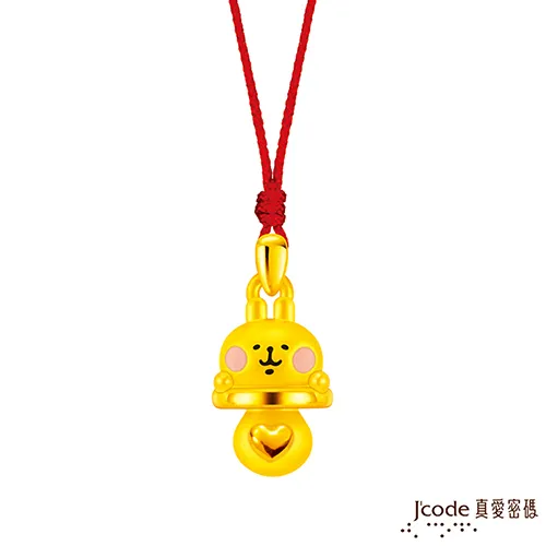 J’code真愛密碼金飾 卡娜赫拉的小動物-平安鎖粉紅兔兔硬金編織手鍊 歷史價格詳細信息