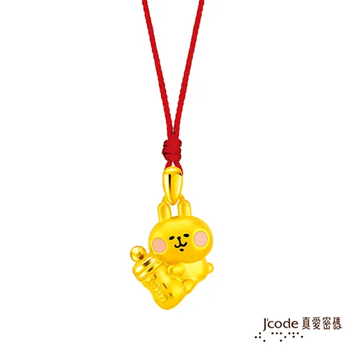 J’code真愛密碼金飾 卡娜赫拉的小動物-平安鎖粉紅兔兔硬金編織手鍊 歷史價格詳細信息