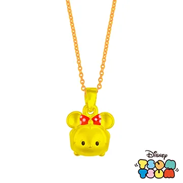 Disney迪士尼TSUM TSUM系列金飾-黃金墜子-瑪莉貓款 送玫瑰鋼項鍊 歷史價格詳細信息