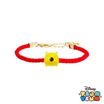 Disney迪士尼TSUM TSUM系列金飾 黃金編織手鍊-布魯托款 歷史價格詳細信息