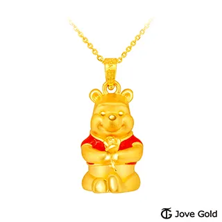 Disney迪士尼系列金飾 維尼系列-維尼一窩蜂黃金/水晶手鍊 歷史價格詳細信息