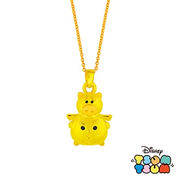 【迪士尼r金飾】TSUM系列-火腿豬黃金墜飾 玩具總動員 TSUMG027(金重約0.40錢) 歷史價格詳細信息