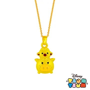 Disney迪士尼系列金飾 TSUM澎澎黃金串珠 編繩手鍊款 歷史價格詳細信息