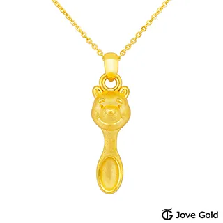 【迪士尼金飾】維尼金飾 黃金湯匙維尼 YLQW001(金重約0.42錢) 歷史價格詳細信息