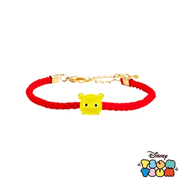 Disney迪士尼TSUM TSUM系列金飾 黃金編織手鍊-布魯托款 歷史價格詳細信息