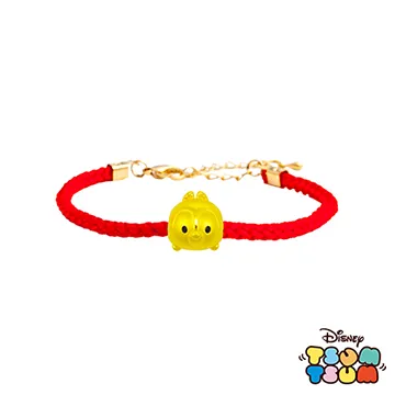 Disney迪士尼TSUM TSUM系列金飾 黃金編織手鍊-布魯托款 歷史價格詳細信息