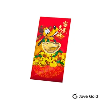 Disney迪士尼金飾 迪士尼系列金飾-黃金元寶紅包袋-維尼款 歷史價格詳細信息
