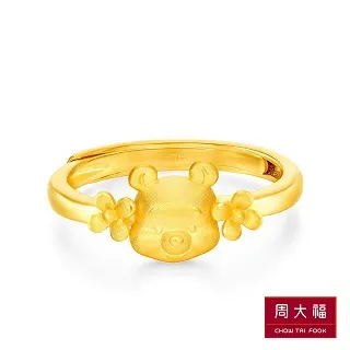 周大福 迪士尼小熊維尼系列 小蜜蜂黃金耳環(單只) 歷史價格詳細信息