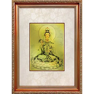 黃金畫 觀世音菩薩畫像純金畫 佛畫 可吊掛 歷史價格詳細信息