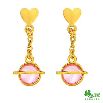 幸運草 愛迴旋黃金/純銀/水晶男墜子 送項鍊 歷史價格詳細信息