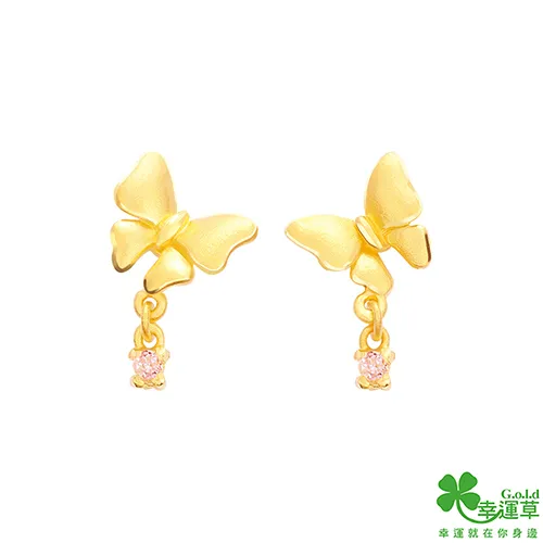 幸運草 綺幻花語黃金/水晶珍珠耳環 歷史價格詳細信息