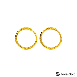 JoveGold漾金飾 美麗動人黃金耳環-大 歷史價格詳細信息