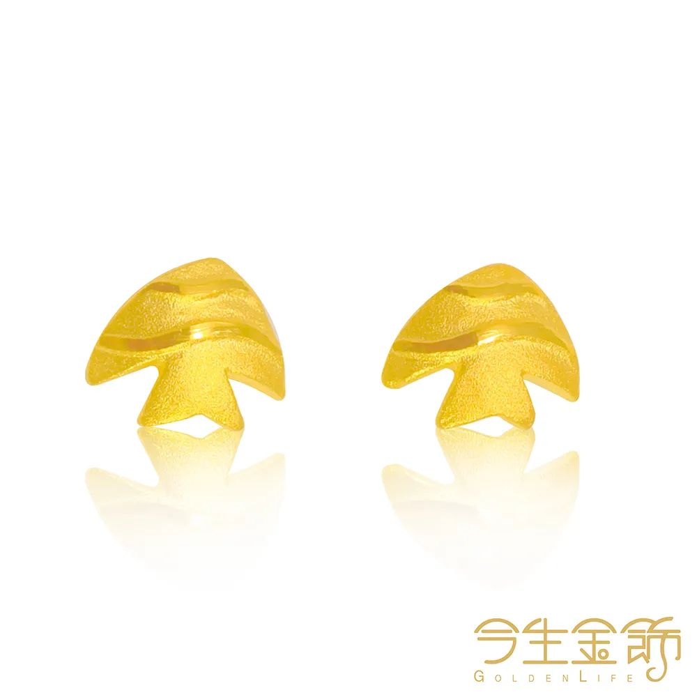今生金飾  黑桃耳環  純黃金耳環 歷史價格詳細信息