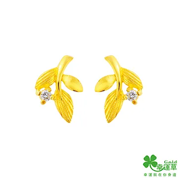 幸運草 晨曦微露黃金/珍珠/水晶耳環 歷史價格詳細信息