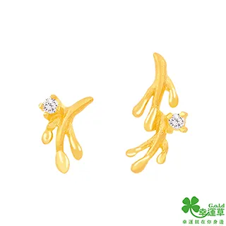 幸運草 幸福光暈 純金+玫瑰金墜飾 歷史價格詳細信息