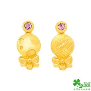 幸運草 真心刺蝟  純金+水晶墜飾 歷史價格詳細信息