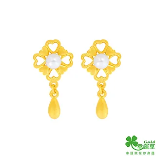 幸運草金飾 好天氣黃金耳環 歷史價格詳細信息