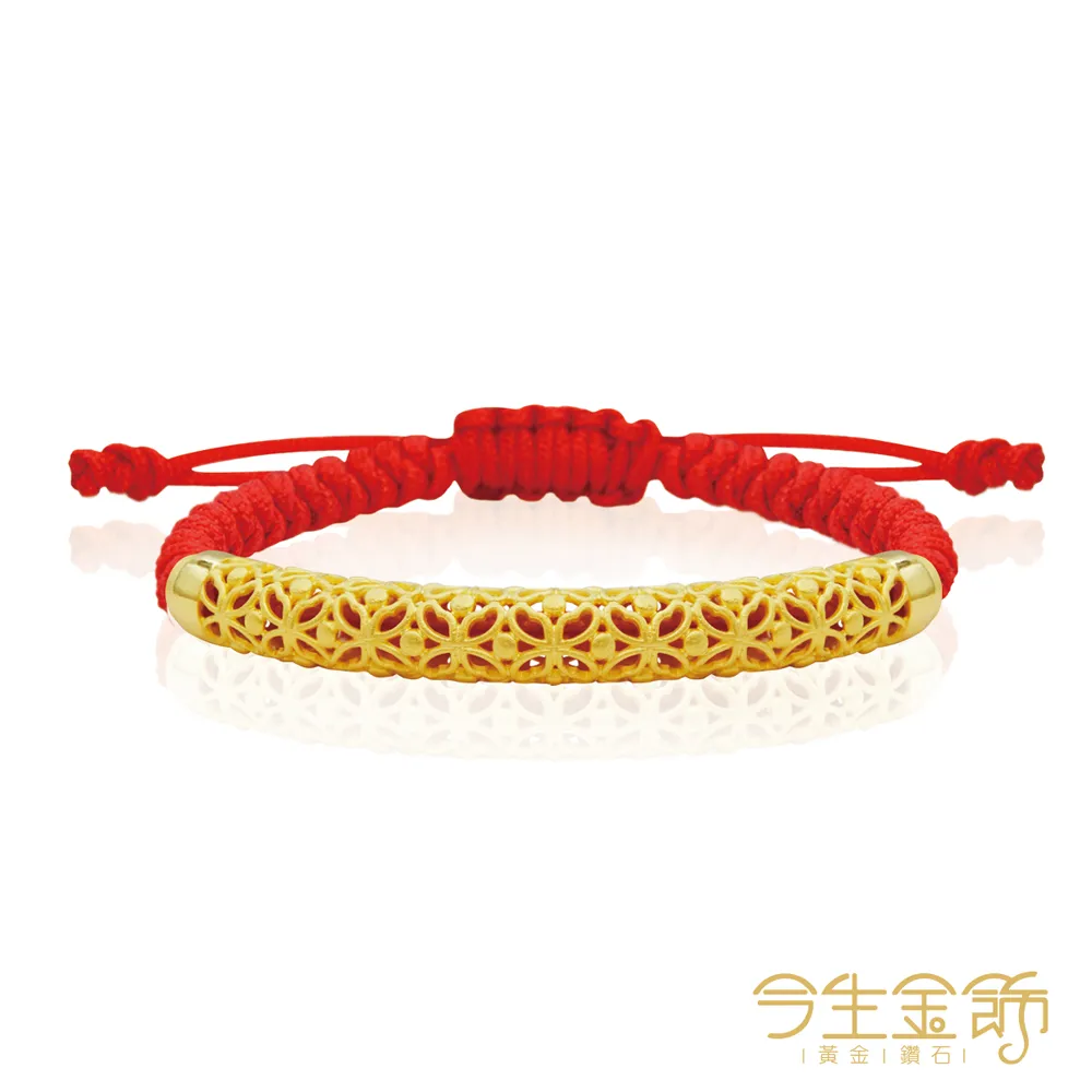 【今生金飾】帶財小Q兔串珠(黃金串珠手繩) 歷史價格詳細信息