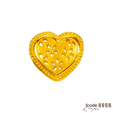 J’code真愛密碼 心花影黃金墜子 送玫瑰鋼項鍊 歷史價格詳細信息
