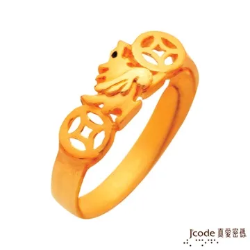 J’code真愛密碼 一路富貴祥龍黃金/水晶男戒指 歷史價格詳細信息