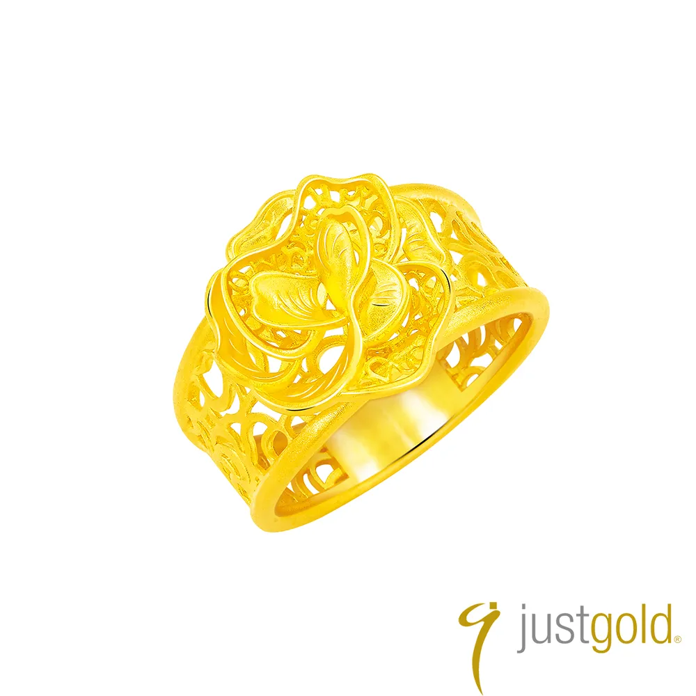 【Just Gold 鎮金店】金綻牡丹系列 黃金套組(五件組) 歷史價格詳細信息