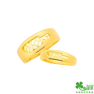 幸運草金飾 錢來運轉黃金戒指 歷史價格詳細信息