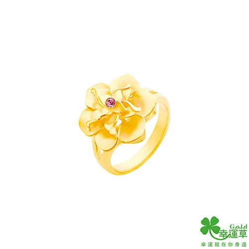 幸運草金飾 花覓狐黃金墜子 送項鍊 歷史價格詳細信息