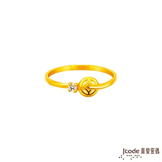 J’code真愛密碼金飾 有你的歲月黃金女戒指 歷史價格詳細信息