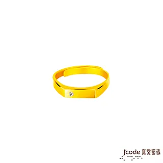 J’code真愛密碼金飾 俐落黃金成對戒指 歷史價格詳細信息