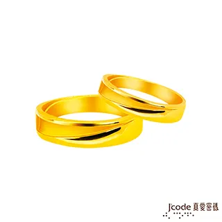 Jcode真愛密碼金飾 陪伴黃金男戒指 歷史價格詳細信息