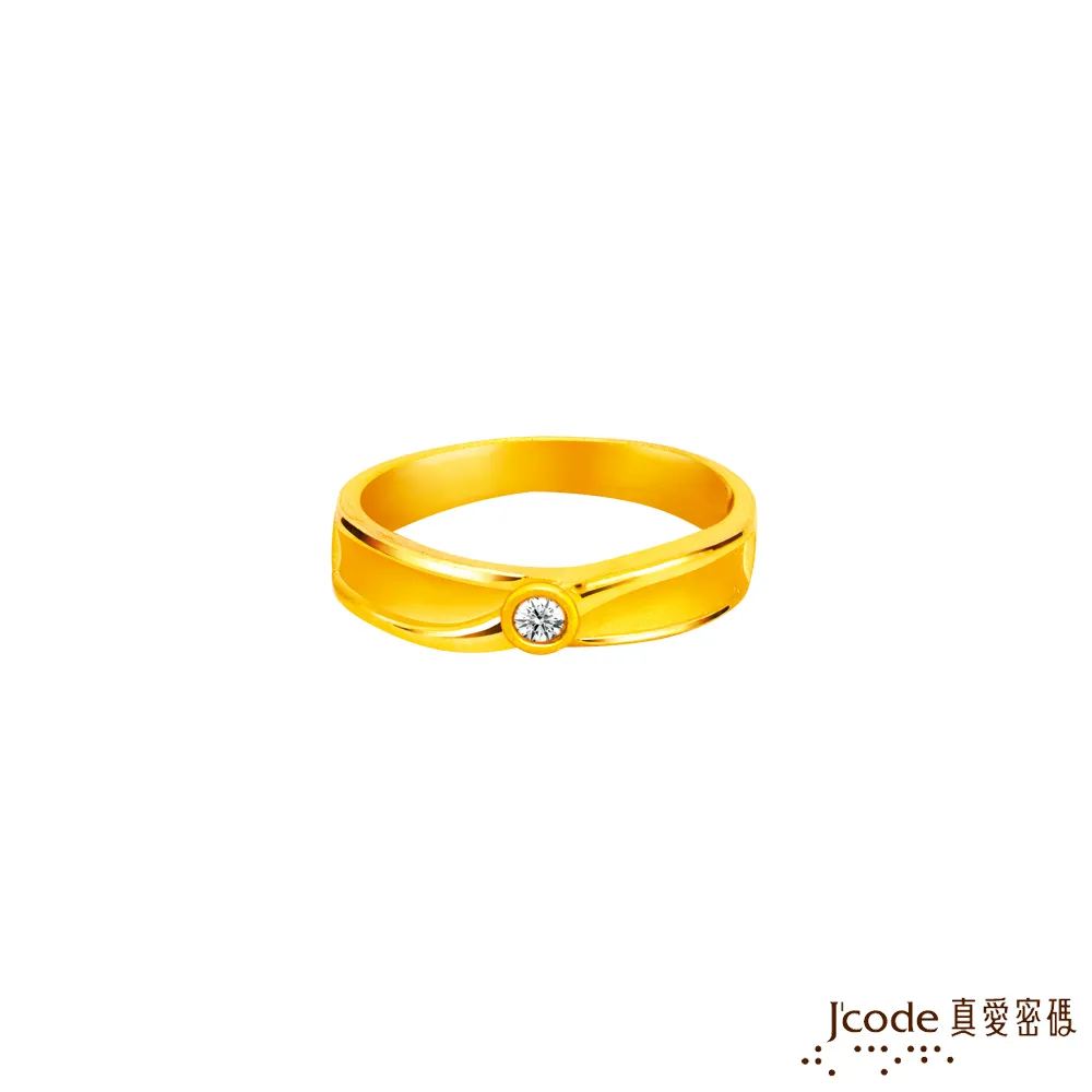 Jcode真愛密碼金飾 邂逅美好黃金男戒指 歷史價格詳細信息
