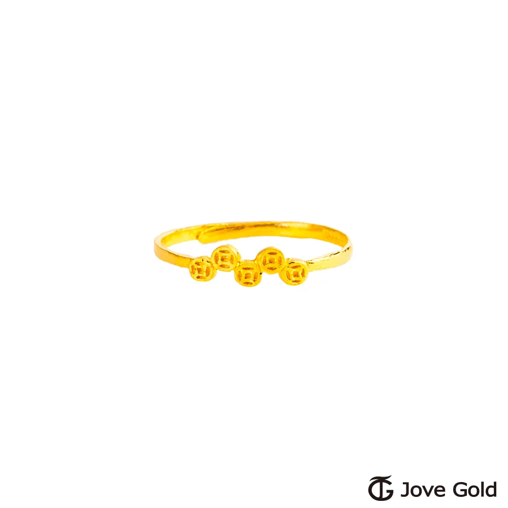 JoveGold漾金飾 五彩祥雲黃金男戒指 歷史價格詳細信息