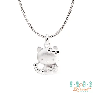 甜蜜約定 HelloKitty 獅子座Kitty純銀墜子 送項鍊 歷史價格詳細信息