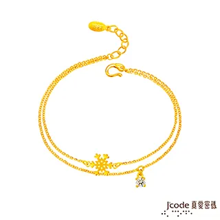 J’code真愛密碼 真愛-繽紛雪花黃金耳環 歷史價格詳細信息