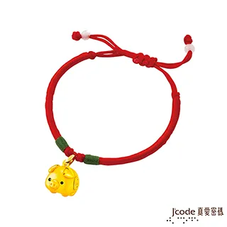 Jcode真愛密碼 撲滿小豬黃金中國繩手鍊 價格比較,價格查詢,歷史價格詳細信息