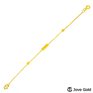 Jove Gold 漾金飾 愛的比例黃金手鍊-雙鍊款 歷史價格詳細信息