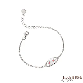 J’code真愛密碼 卡娜赫拉的小動物-彎月粉紅兔兔硬金墜子 送項鍊 歷史價格詳細信息