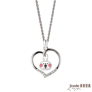 J’code真愛密碼 卡娜赫拉的小動物-彎月粉紅兔兔硬金墜子 送項鍊 歷史價格詳細信息