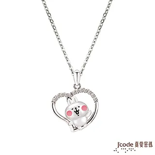 J’code真愛密碼 卡娜赫拉的小動物-彎月粉紅兔兔硬金墜子 送項鍊 歷史價格詳細信息