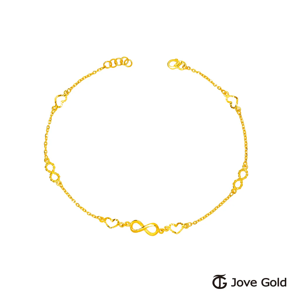Jove Gold漾金飾 愛戀時光黃金手鍊-雙鍊款 歷史價格詳細信息