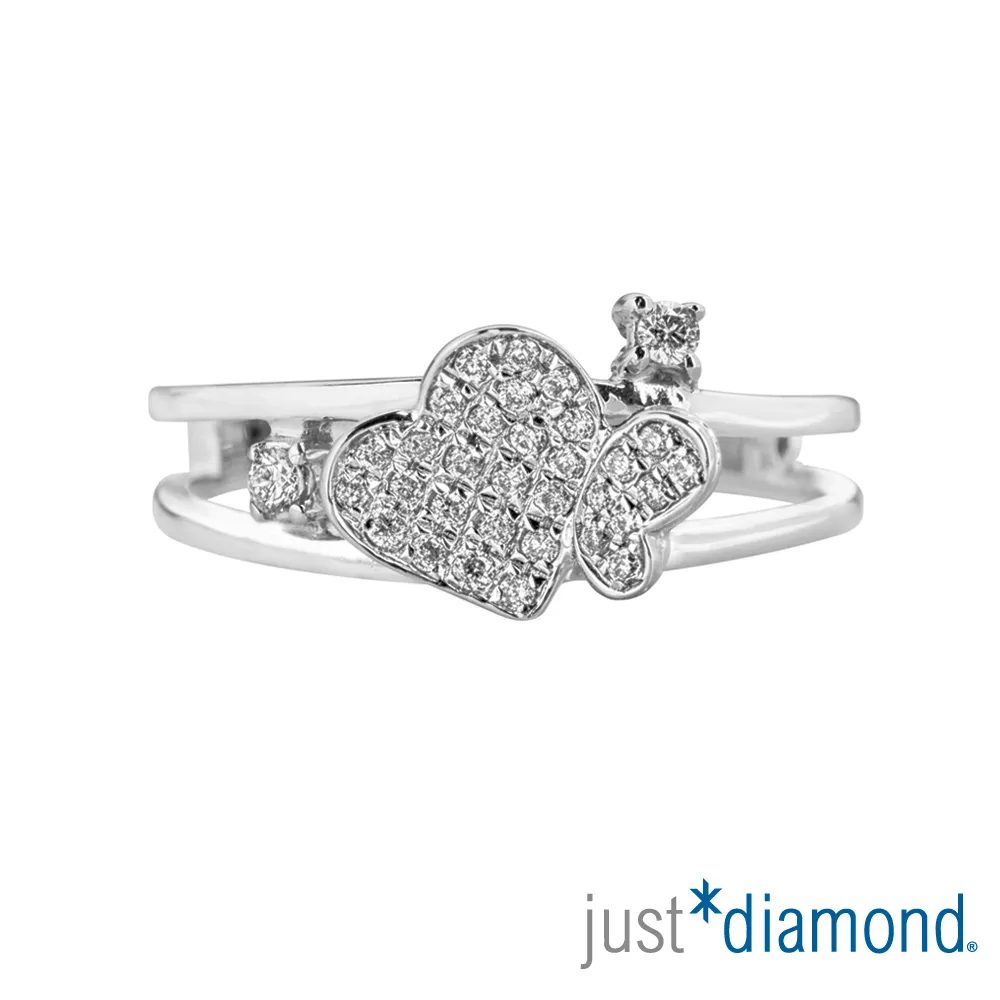 【Just Diamond】18K金鑽石戒指 戀人私語 對戒(女戒) 歷史價格詳細信息