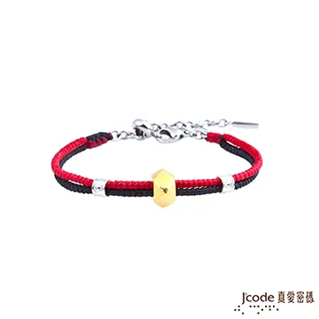 J’code真愛密碼 偏執面黃金五件式編織繩手鍊-藍 歷史價格詳細信息