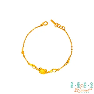 甜蜜約定2SWEET 甜甜草莓拉拉熊Rilakkuma立體黃金墜子 送項鍊 歷史價格詳細信息