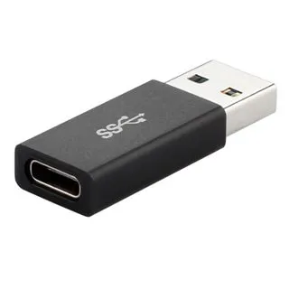 USB 3.1(公) 轉 Type-C(母) 快速傳輸轉接頭(黑)-2入組 歷史價格詳細信息